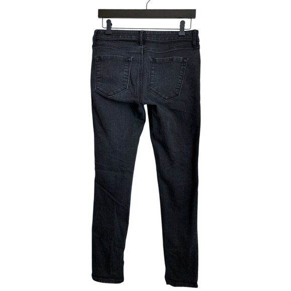 Ann Taylor Loft Black Jeans Size 27/4 Curvy Skinny Pants - Picture 4 of 6